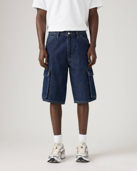Чоловічі джинсові шорти карго 478 Baggy Cargo Levi's 1162585829 (Синій 32)