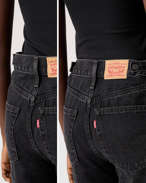 Женские джинсовые шорты Levi's с высокой посадкой 1162725914 (Черный 31)