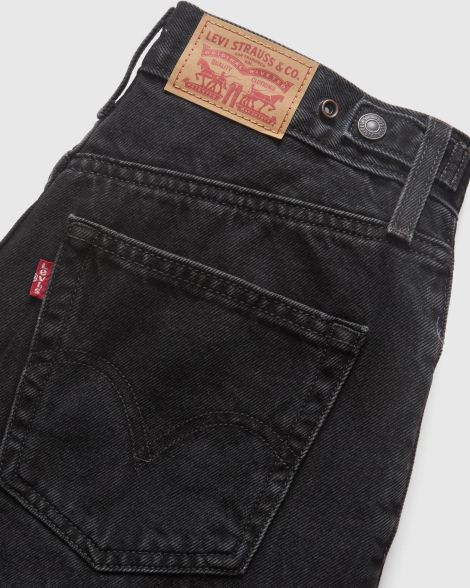 Женские джинсовые шорты Levi's с высокой посадкой 1162725914 (Черный 31)