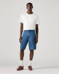 Чоловічі джинсові шорти карго Carrier Levi's 1159845847 (Синій 44)
