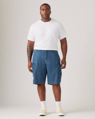 Чоловічі джинсові шорти карго Carrier Levi's 1159845847 (Синій 44)
