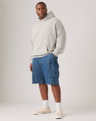 Чоловічі джинсові шорти карго Carrier Levi's 1159845847 (Синій 44)