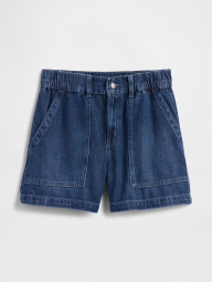Джинсовые шорты GAP с накладными карманами 1159846951 (Синий M)