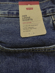 Чоловічі джинсові шорти 469 Levi's 1159849187 (Синій 44)