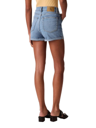 Женские джинсовые шорты Calvin Klein с высокой посадкой 1159854018 (Синий 25)