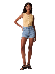 Женские джинсовые шорты Calvin Klein с высокой посадкой 1159854018 (Синий 25)