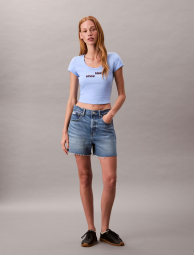 Женские джинсовые шорты Calvin Klein 1159854343 (Голубой 26)