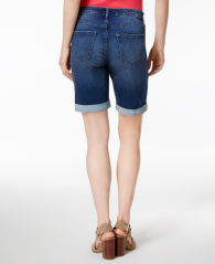 Джинсовые шорты Tommy Hilfiger с подворотами 1159861554 (Синий 4)