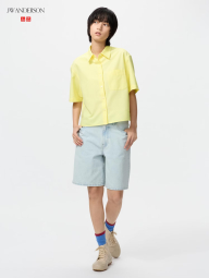 Женские джинсовые шорты UNIQLO 1159957235 (Голубой 26)