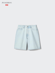 Женские джинсовые шорты UNIQLO 1159957235 (Голубой 26)