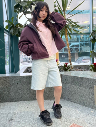 Жіночі джинсові шорти UNIQLO 1160137265 (Блакитний 28)