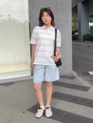 Жіночі джинсові шорти UNIQLO 1160137265 (Блакитний 28)