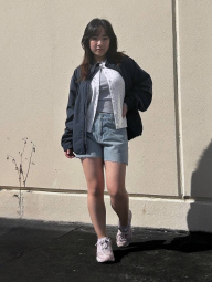 Женские джинсовые шорты UNIQLO 1161970766 (Голубой L)