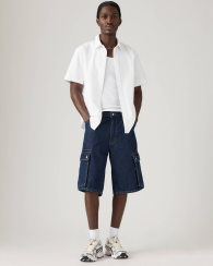 Чоловічі джинсові шорти карго 478 Baggy Cargo Levi's 1162585829 (Синій 32)