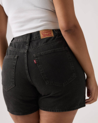Женские джинсовые шорты Levi's с высокой посадкой 1162725914 (Черный 31)