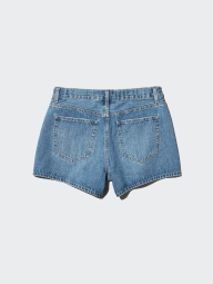 Женские джинсовые шорты UNIQLO 1162932302 (Синий XL)