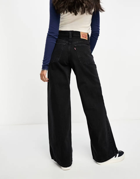 Женские джинсы 94 Baggy Levi's 1159838572 (Черный 24)