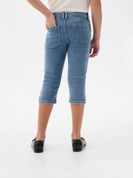 Детские джинсовые капри GAP 1159840966 (Синий 8)