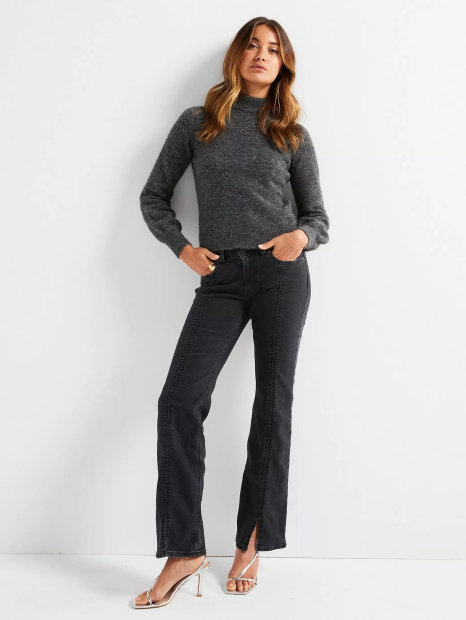 Женские джинсы со швами Levi's 1159841320 (Черный 29)