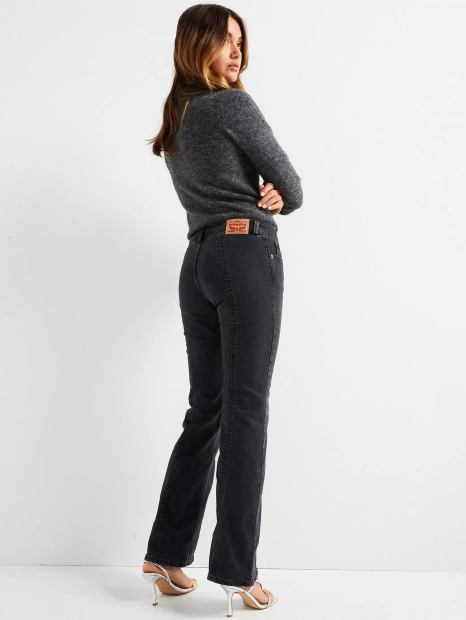 Женские джинсы со швами Levi's 1159841320 (Черный 29)