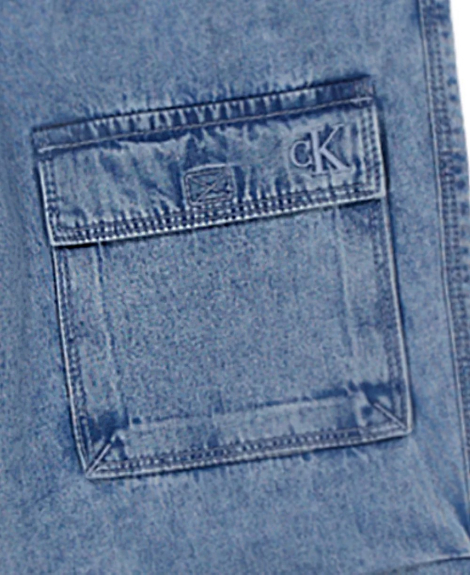 Джинсовые штаны карго Calvin Klein 1159842001 (Синий M)