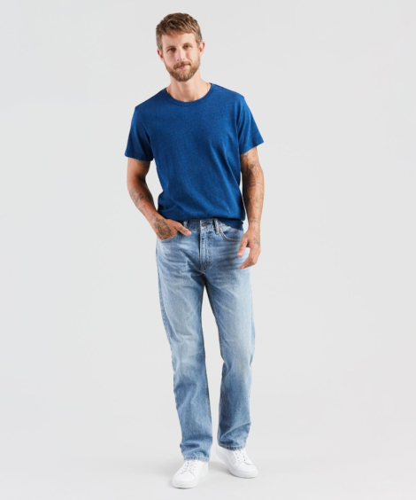 Стильные мужские джинсы 505 Regular Fit Levi's 1159842535 (Синий 38W 30L)