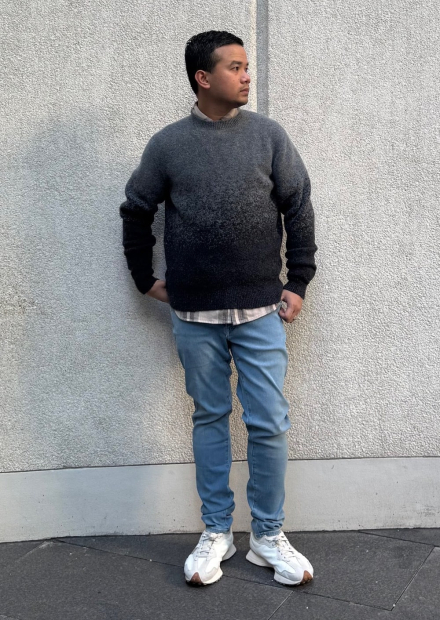 Мужские джинсы EZY Ultra Stretch UNIQLO 1159843479 (Синий 3XL)