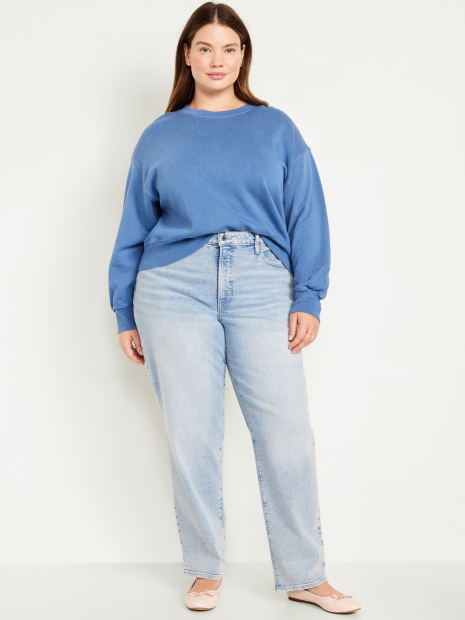 Жіночі джинси Old Navy Curvy з високою посадкою 1159846257 (Блакитний 8)