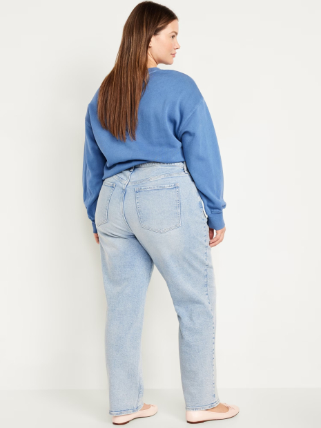 Жіночі джинси Old Navy Curvy з високою посадкою 1159846257 (Блакитний 8)