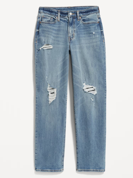Жіночі джинси Old Navy Curvy з високою посадкою 1159846261 (Синій 8)