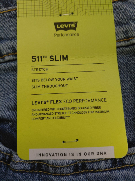 Чоловічі джинси 511 Slim Levi's 1159850410 (Синій W40 L32)