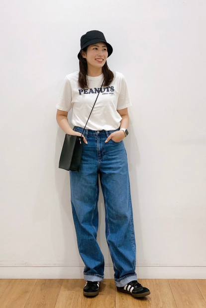 Чоловічі джинси широкі UNIQLO 1159851148 (Синій 33)