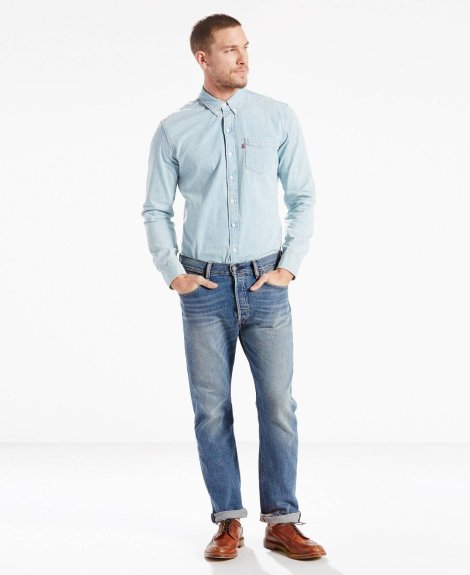 Мужские джинсы 501 Original Fit Levi's 1159851342 (Синий 29W 32L)