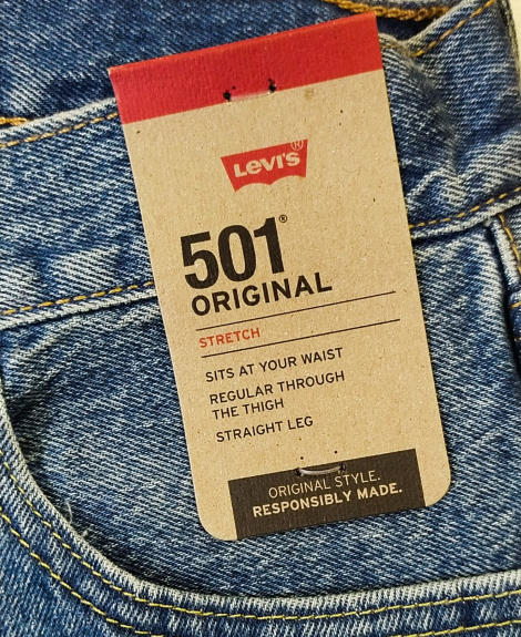Мужские джинсы 501 Original Fit Levi's 1159851342 (Синий 29W 32L)