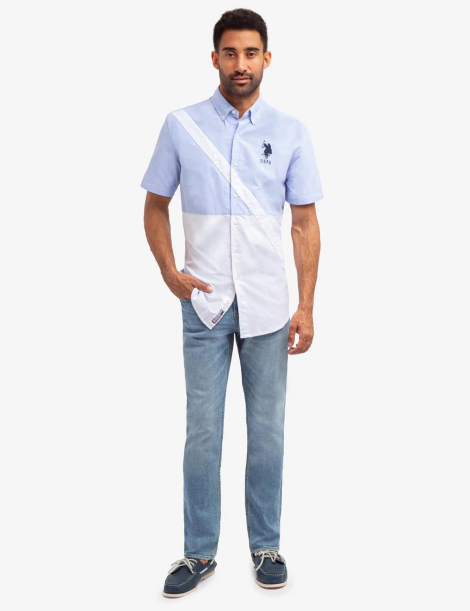 Чоловічі джинси US Polo Assn 1159851536 (Блакитний 40W 32L)