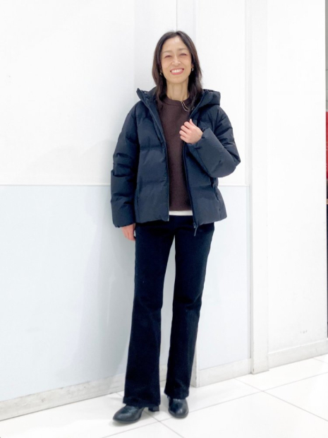 Джинсы-клеш UNIQLO 1159851846 (Черный L)