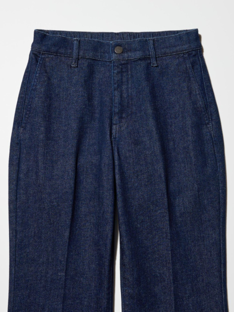 Женские джинсы-клеш UNIQLO 1159851862 (Синий L)