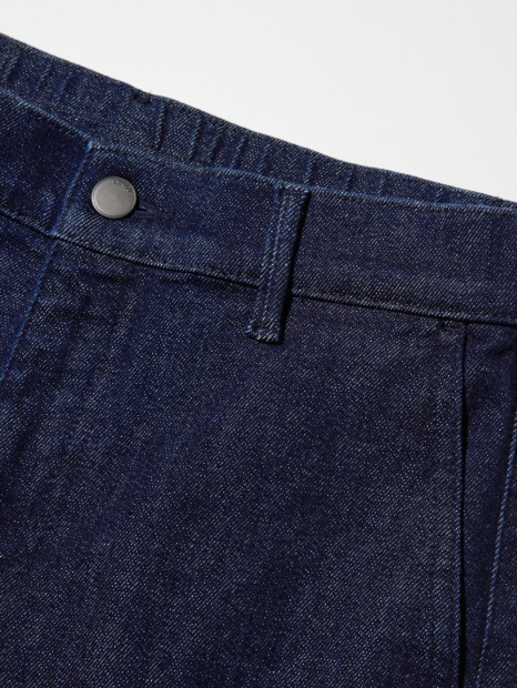 Женские джинсы-клеш UNIQLO 1159851862 (Синий L)