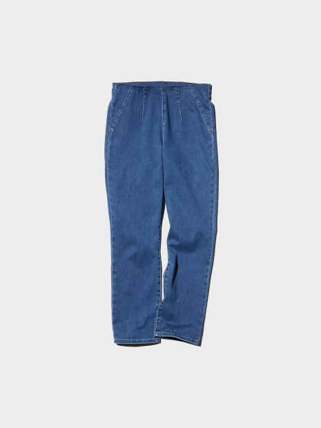 Ультраэластичные узкие джинсы Uniqlo скинни 1159853257 (Синий XL)