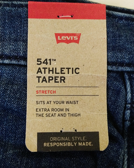 Мужские джинсы Levi's 541 Athletic Taper 1159853301 (Синий 40W 32L)