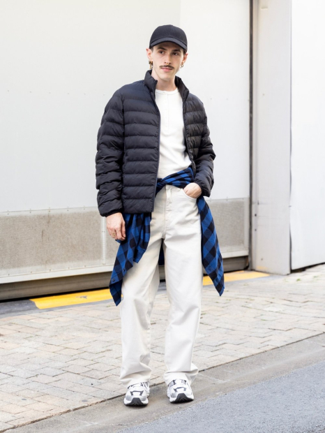 Джинсы Uniqlo 1159854396 (Молочный 27)