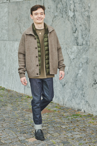 Джинси Stretch Slim Fit UNIQLO 1159854945 (Синій 34W 30L)