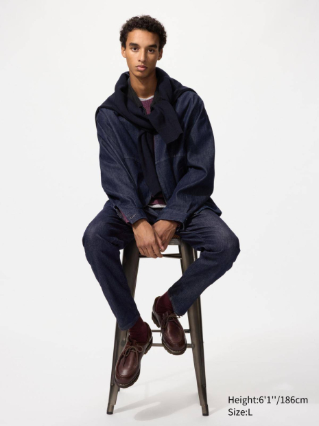 Джинси EZY Ultra Stretch UNIQLO 1159855114 (Синій L)