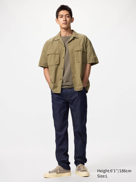 Джинси EZY Ultra Stretch UNIQLO 1159855114 (Синій L)