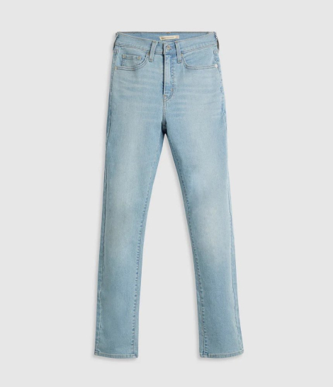 Женские джинсы Levi's 724 High-Rise Slim Straight с высокой посадкой 1159855207 (Голубой W31 L32)