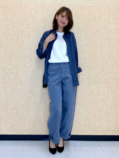 Джинсы Uniqlo 1159855815 (Голубой 26)