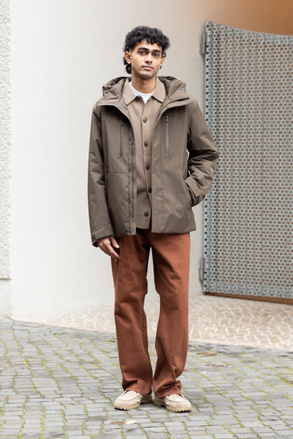 Мужские прямые джинсы JW ANDERSON and UNIQLO 1159855958 (Коричневый 40)