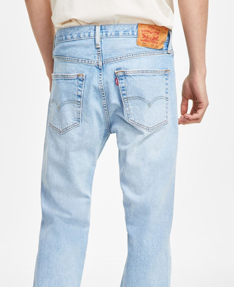 Чоловічі джинси Levi's 501 Original Fit Button Fly Stretch 1159856352 (Блакитний 36W 34L)