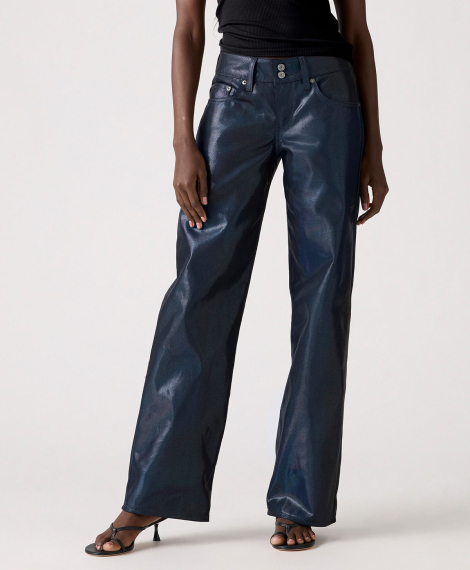 Женские джинсы Levi's Superlow Straight-Leg Loose 1159856485 (Синий W33 L32)