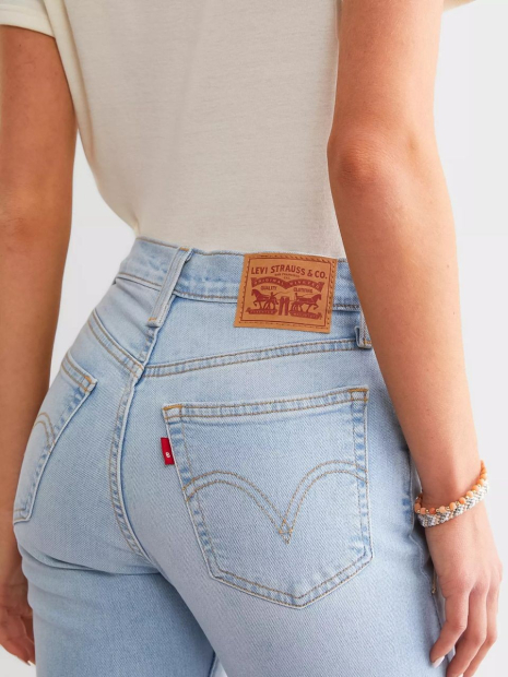 Женские укороченные джинсы Levi's 1159856963 (Голубой W27 L28)